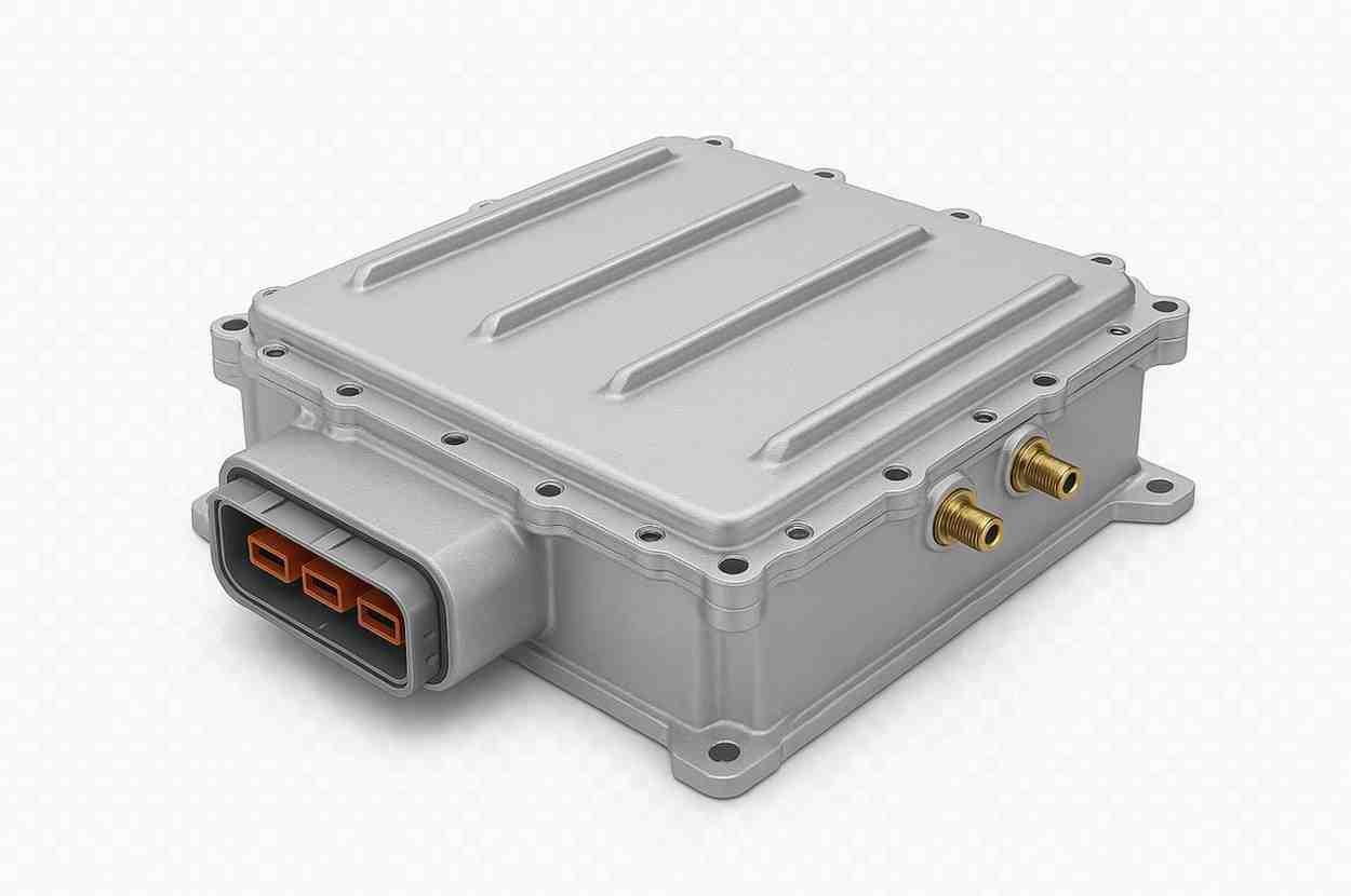 Machined EV inverter housing